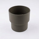 76mm Ø Outlet to Downpipe Length Connector — RAL 7022