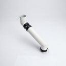 76mm Diameter Flush Joint Adjustable Swanneck Downpipe — RAL 9016