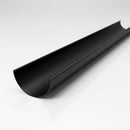 Half Round Aluminium Gutter 125mm x 3m Marine Grade — Textured Black