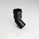 Traditional Aluminium Downpipe Bends 63mm Dia 92.5° 112.5° — Textured Black / 112.5 Degrees