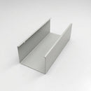 Aluminium Box Gutter Sample — 150mm Profile — RAL 7035