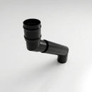 Traditional Adjustable Swanneck 63mm Diameter Aluminium Downpipe — RAL 9005