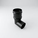 76mm Diameter Traditional Aluminium Downpipe Bends 92.5° & 112.5° — RAL 9005 / 92.5 Degrees