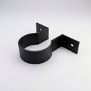 76mm Aluminium Downpipe Clip – Flush Joint — Textured Black