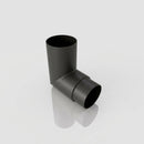 76mm Diameter Flush Joint Aluminium Downpipe Bends — RAL 7022 / 92.5 Deg