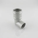 76mm Diameter Traditional Aluminium Downpipe Bends 92.5° & 112.5° — RAL 7035 / 92.5 Degrees
