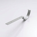 130mm Aluminium Gutter Top Rafter Bracket — RAL 9006