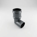 Traditional Aluminium Downpipe Bends 63mm Dia 92.5° 112.5° — RAL 7021 / 92.5 Degrees