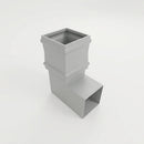 Traditional Aluminium Downpipe Bends 72x72mm – 92.5° & 112.5° — RAL 7035 / 92.5 Degrees