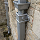 Traditional Aluminium Downpipe 72x72mm x 3m Eared Socket