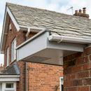 Aluminium Soffit Boards – Plain or Vented with Exterior Coating — RAL 7035 / 180mm Wide | Unvented (in use)