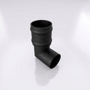Traditional Aluminium Downpipe Bends 63mm Dia 92.5° 112.5° — Textured Black / 92.5 Degrees