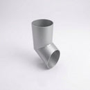 76mm Diameter Flush Joint Aluminium Downpipe Shoe — RAL 9006