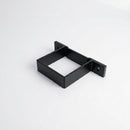 Aluminium Downpipe Clip 72×72mm Flush Joint — RAL 9005