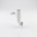 Traditional Aluminium Downpipe Shoe 63mm Diameter — RAL 9016