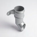 Traditional Aluminium Downpipe Shoe 76mm Diameter — RAL 9006