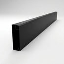 U Return Aluminium Fascia Board 30x25mm – 3m Length — RAL 9005