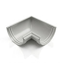Half Round Aluminium Gutter Angle 90° - 125mm — RAL 7035