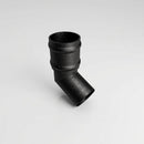 76mm Diameter Traditional Aluminium Downpipe Bends 92.5° & 112.5° — Textured Black / 112.5 Degrees
