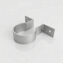 Aluminium Downpipe Clip 76mm Diameter — RAL 9006