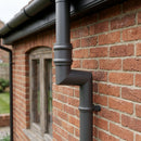 Traditional Aluminium Downpipe Bends 63mm Dia 92.5° 112.5° — Other Colour TBA / 112.5 Degrees (in use)