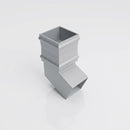 Traditional Aluminium Downpipe Bends 72x72mm – 92.5° & 112.5° — RAL 9006 / 112.5 Degrees
