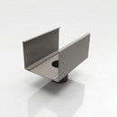 Aluminium Box Gutter Outlet 63mm Diameter 135 x 100mm — RAL 7036