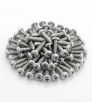 No. 12 × 30mm Pozi Pan Gutter Bracket Fixing Screw (100 Pack) — RAL 9006