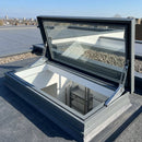 Electric Access Flat Glass Rooflight 1000x1000mm