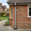 Flush Joint Aluminium Downpipe 63mm Diameter × 3m Length — RAL 7036 (in use)