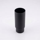 Flush Joint Aluminium Downpipe Length – 76mm Dia x 3m — Textured Black