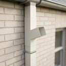 72x72mm Flush Joint Downpipe Branches — 92.5° & 112.5° — RAL 9016 / 112.5 Degrees (in use)