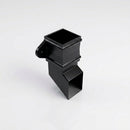 Traditional Aluminium Downpipe Shoe 72x72mm — RAL 9005