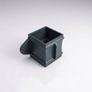 Traditional Downpipe Spare Socket Eared 72x72mm Aluminium — RAL 7016