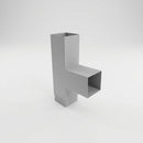 72x72mm Flush Joint Downpipe Branches — 92.5° & 112.5° — RAL 9006 / 92.5 Degrees