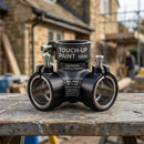 Touch-up Paint 125ml for Metal Joints and Fixings — RAL 9005 (in use)