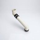 76mm Diameter Flush Joint Adjustable Swanneck Downpipe — RAL 9010