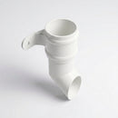 Traditional Aluminium Downpipe Shoe 76mm Diameter — RAL 9016