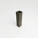 72x72mm Aluminium Gutter Outlet Spigot Extender — RAL 7022