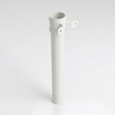 Aluminium Downpipe Length Eared Socket 63mm Dia x 3m — RAL 9016