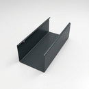 Aluminium Box Gutter Sample — 150mm Profile — RAL 7016