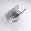 Moulded Ogee Gutter Outlet 76mm Diameter 125 x 100mm — RAL 9006