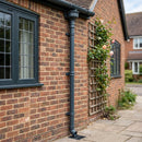 Traditional Non-Eared Downpipe 76mm Diameter × 3m Length — RAL 7016 (in use)