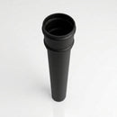Traditional Downpipe Length 63mm Dia x 3m Non-Eared Socket — Textured Black