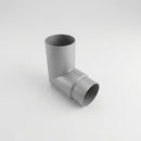 Flush Joint Aluminium Downpipe Bends 63mm Diameter — RAL 9006 / 92.5 Deg