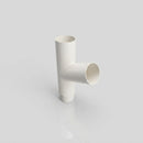 63mm Flush Joint Downpipe Branches – 92.5° or 112.5° Arms — RAL 9010 / 112.5 Deg