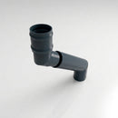 Traditional Adjustable Swanneck 63mm Diameter Aluminium Downpipe — RAL 7016