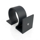 Aluminium Downpipe Clip 63mm Dia with 25mm Wall Offset — RAL 7021