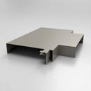 Aluminium Coping T-Junction – Secret Fix Wall Detail — RAL 7036