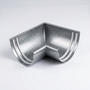 Half Round Aluminium Gutter Angle 135° - 125mm (view 2)